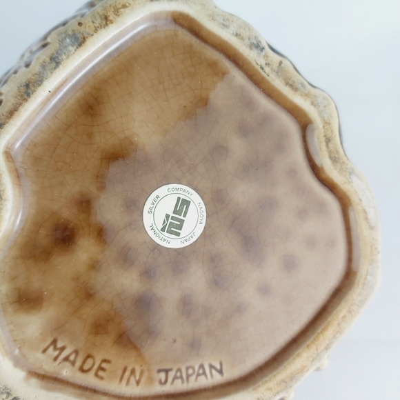 VINTAGE graduate student owl big cookies jar Made in Japan - Picture 7 of 9